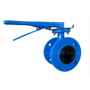 Professional dn25 - dn600 wafer butterfly valve